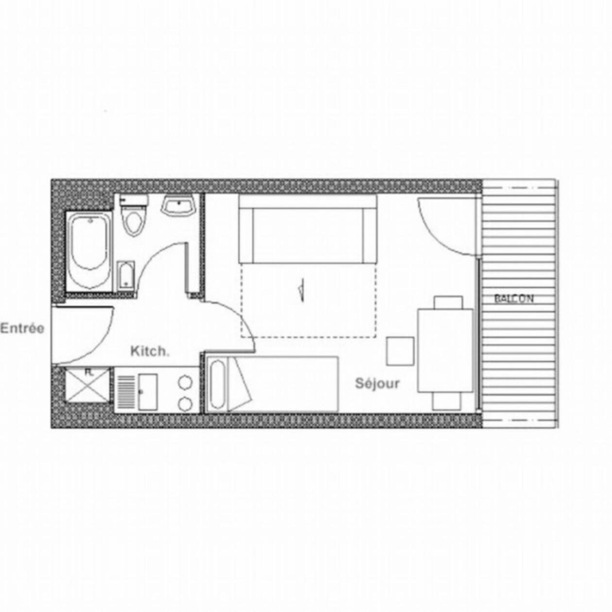 Residence Aravis - Studio Fonctionnel - Centre Station - Balcon Mae-3334 Saint-Martin-de-Belleville Exteriér fotografie